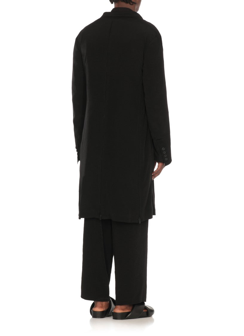 Yohji Yamamoto Black Single Breasted Jacket