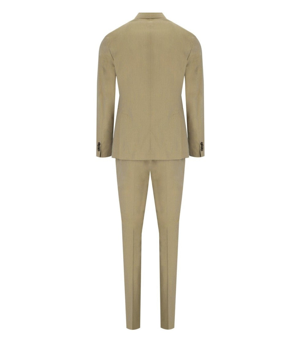 Manuel Ritz Green Double-Breasted Suit