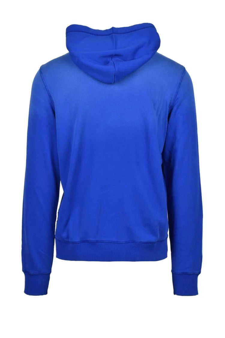Diesel Blue Cotton Men's Hoodie