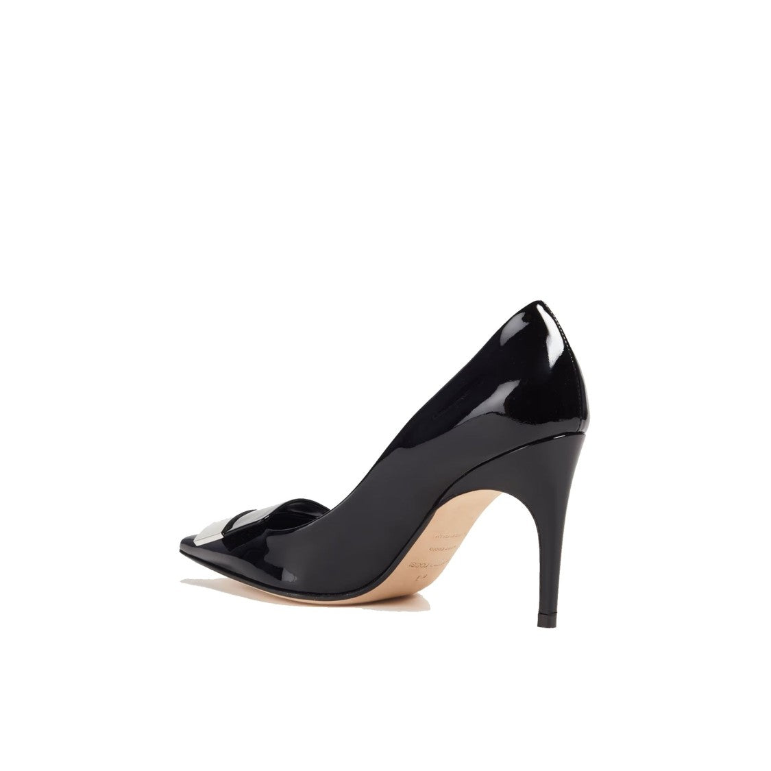 Sergio Rossi Black Leather Pumps With Sleek Pointed Toe