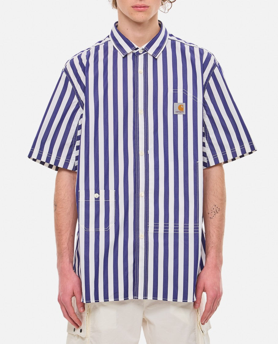 Junya Watanabe Short Sleeve Stripes Shirt