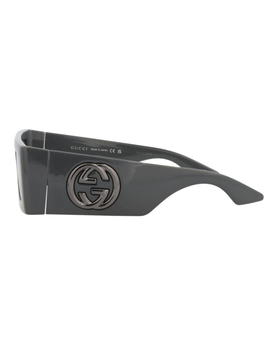 Gucci Shield-Frame Injection Sunglasses