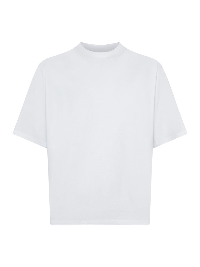 Franzese Collection Oversized White T-Shirt With Crewneck