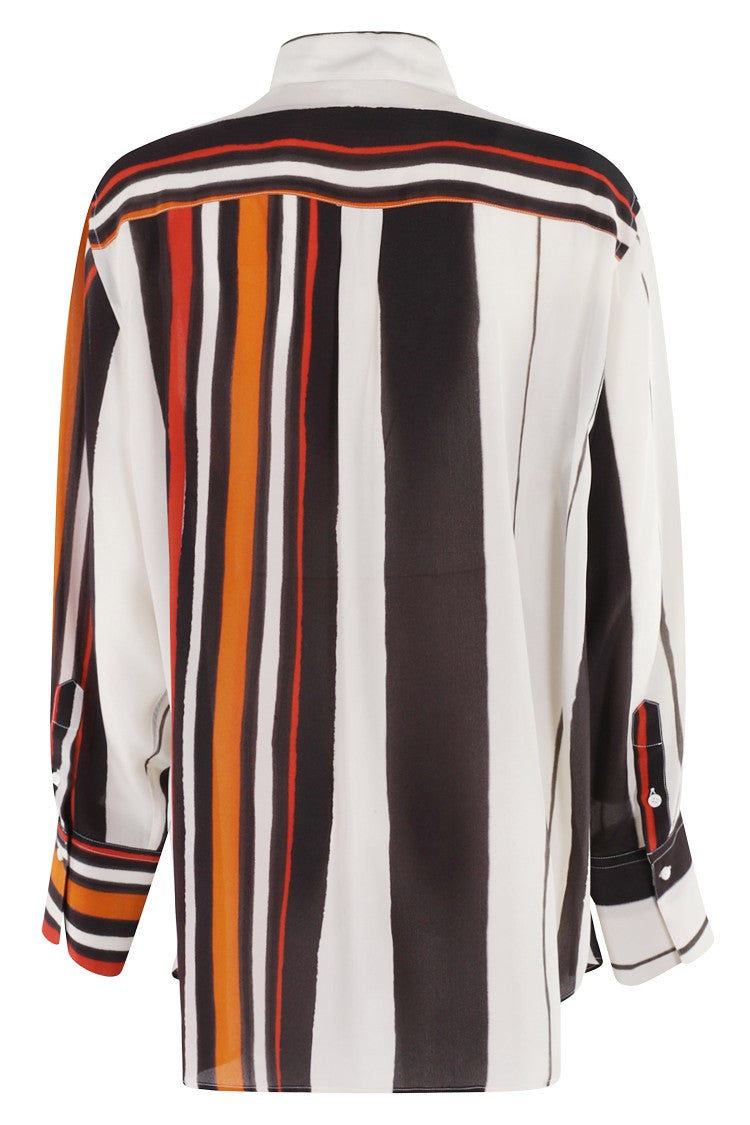 Aspesi Multicolored Silk Shirt