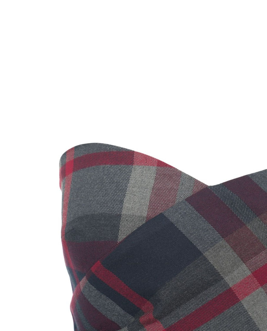 Ottod'ame Strapless Midi Dress With Draped Bodice And Classic Check Pattern