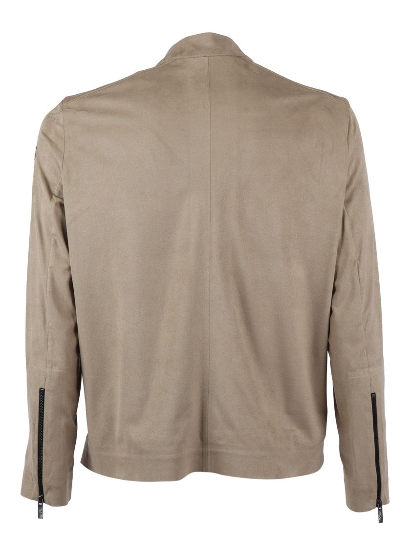 Rrd Nabucco Minimalist Stand Collar Biker Jacket