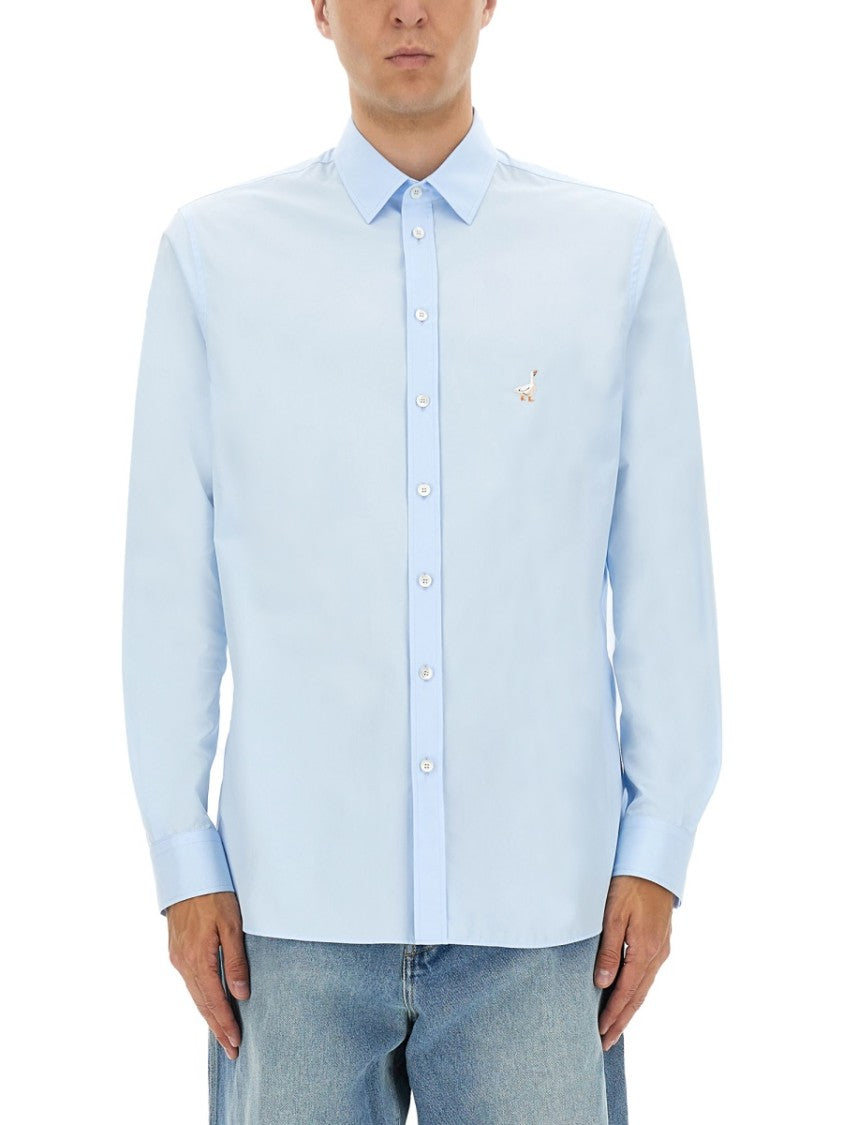 Moschino Classic White Cotton Poplin Shirt