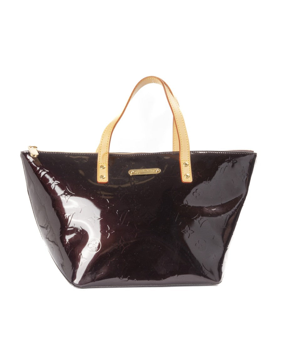 Louis Vuitton Bellevue Mm Patent Amaranth