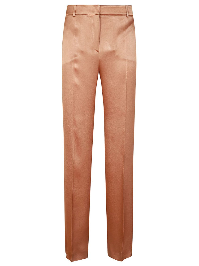 Alberta Ferretti Tailored Trousers With Satin-Finish And Classic Waistband
