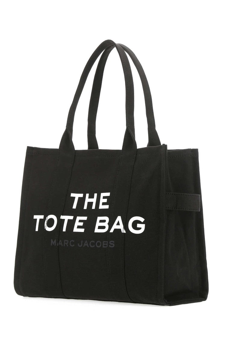 Marc Jacobs Black Canvas Shopping Bag