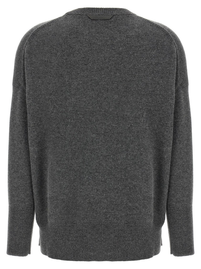 Brunello Cucinelli Monile Cashmere Sweater
