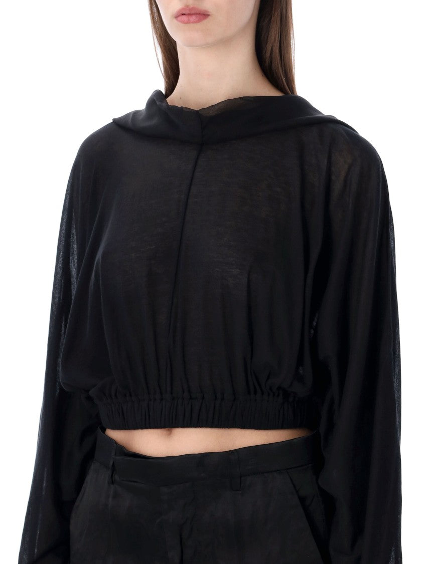 Rick Owens Cropped Hooded Tunic