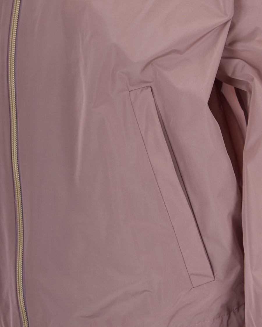Herno Iridescent Water-Repellent Taffeta Jacket With Drawstring Hem