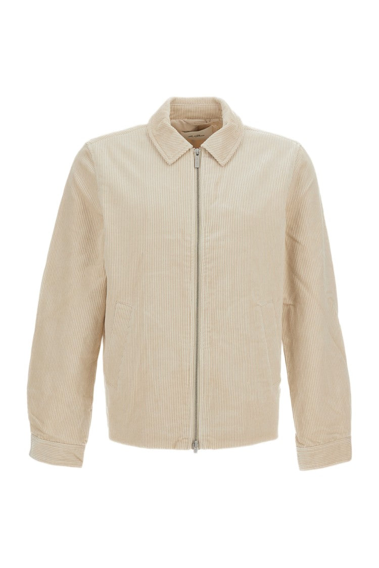 Les Deux Water-Repellent Wide-Wale Cotton Corduroy Coach Jacket