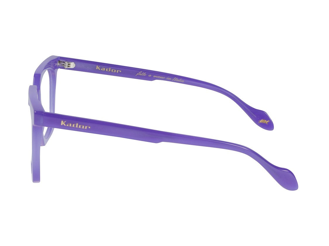 Kador Purple Maya Light Translucent Oversized Square Eyeglasses