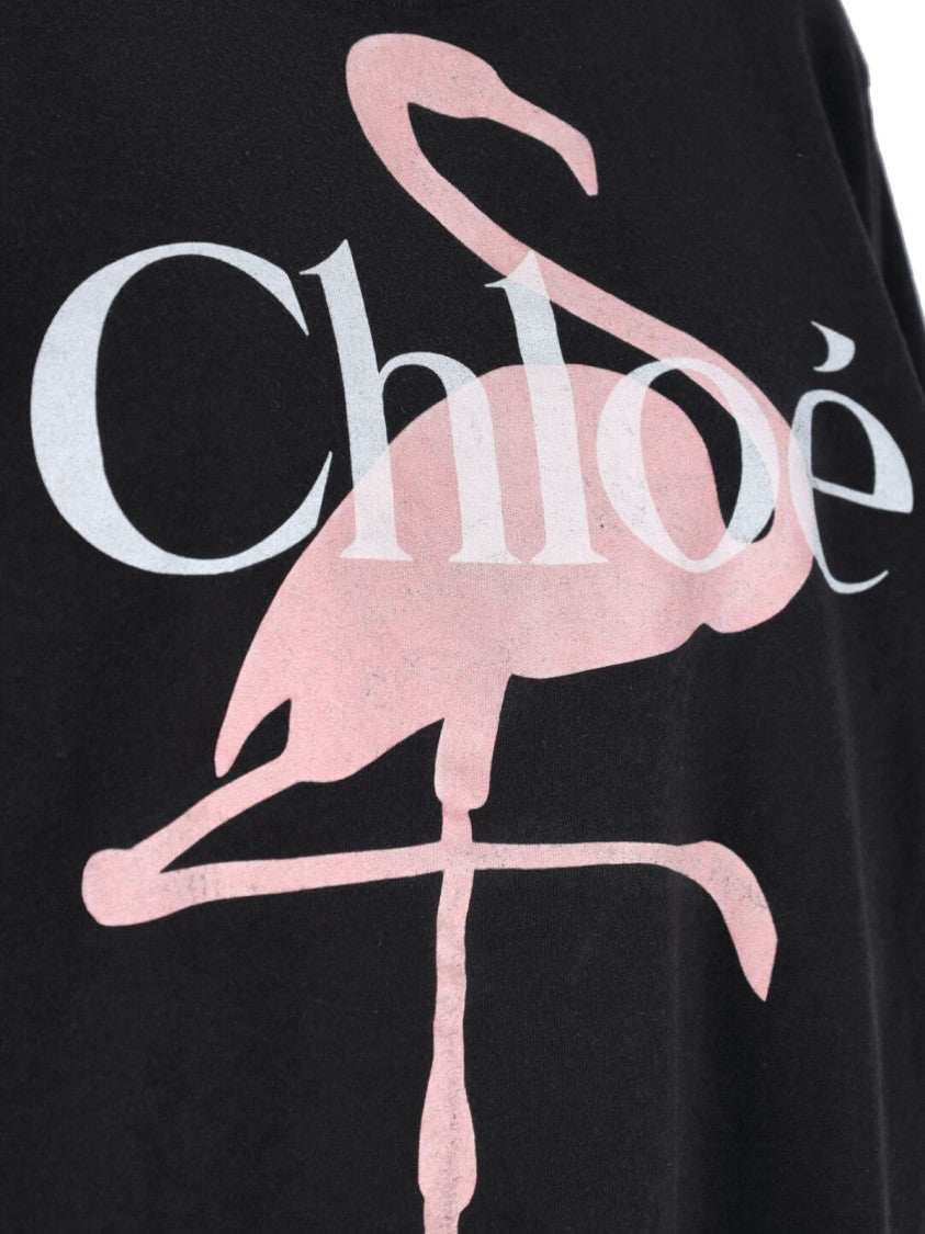 Chloé Logo T-Shirt – Black