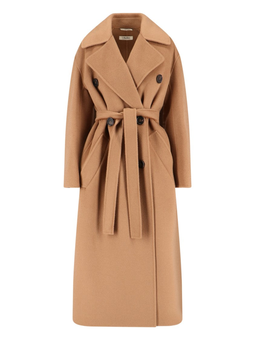 Max Mara Double-Breasted Virgin Wool And Cashmere Coat
