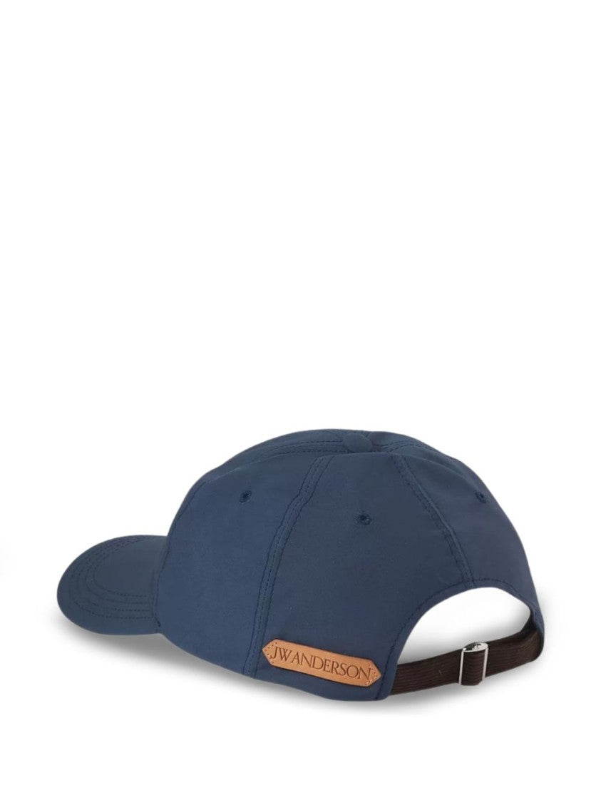 J. W. Anderson Brown Waxed Cotton Anchor Baseball Cap