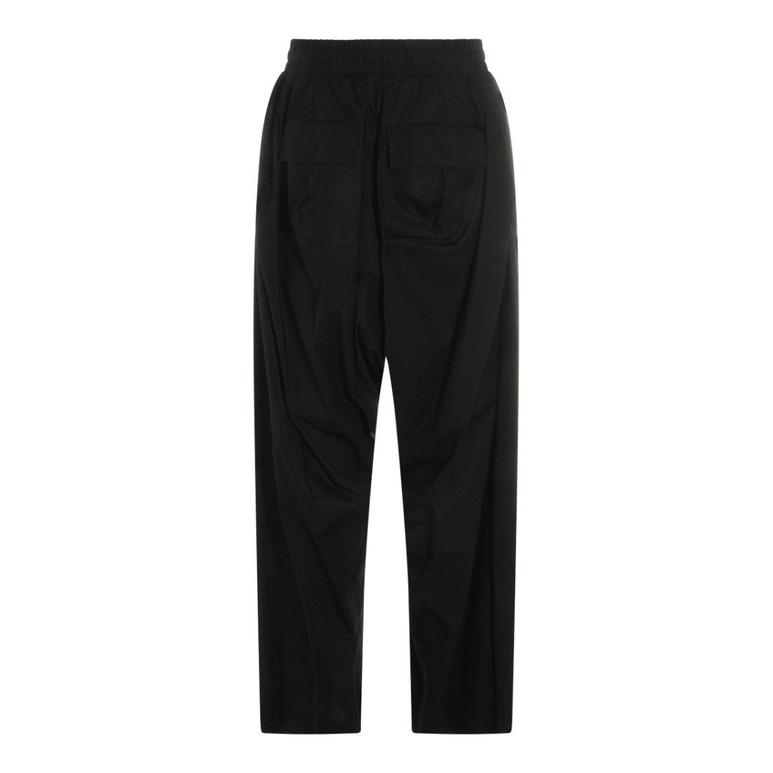 Vivienne Westwood Balloon-Fit Black Cotton Trousers With Elastic Waistband