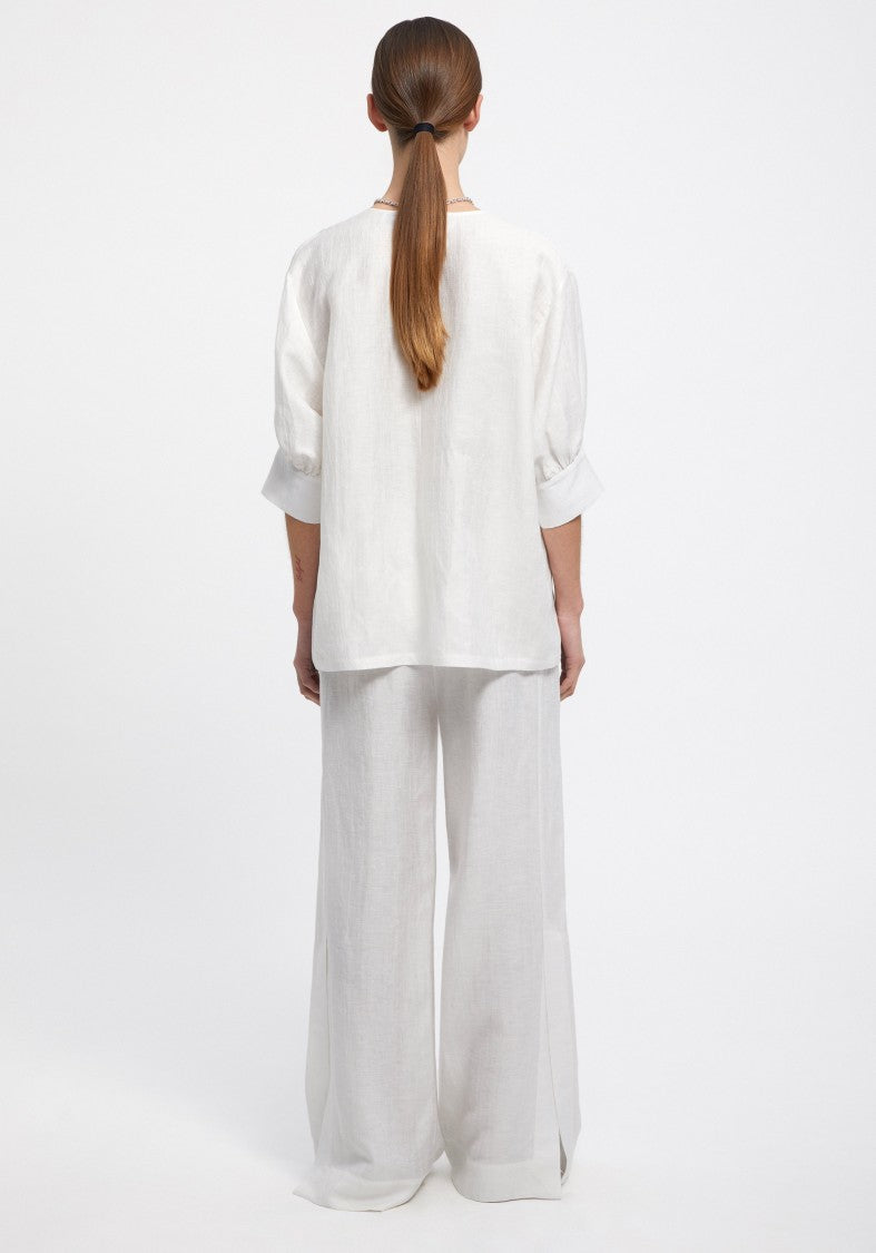 Aeron Stacy - Linen Blouse