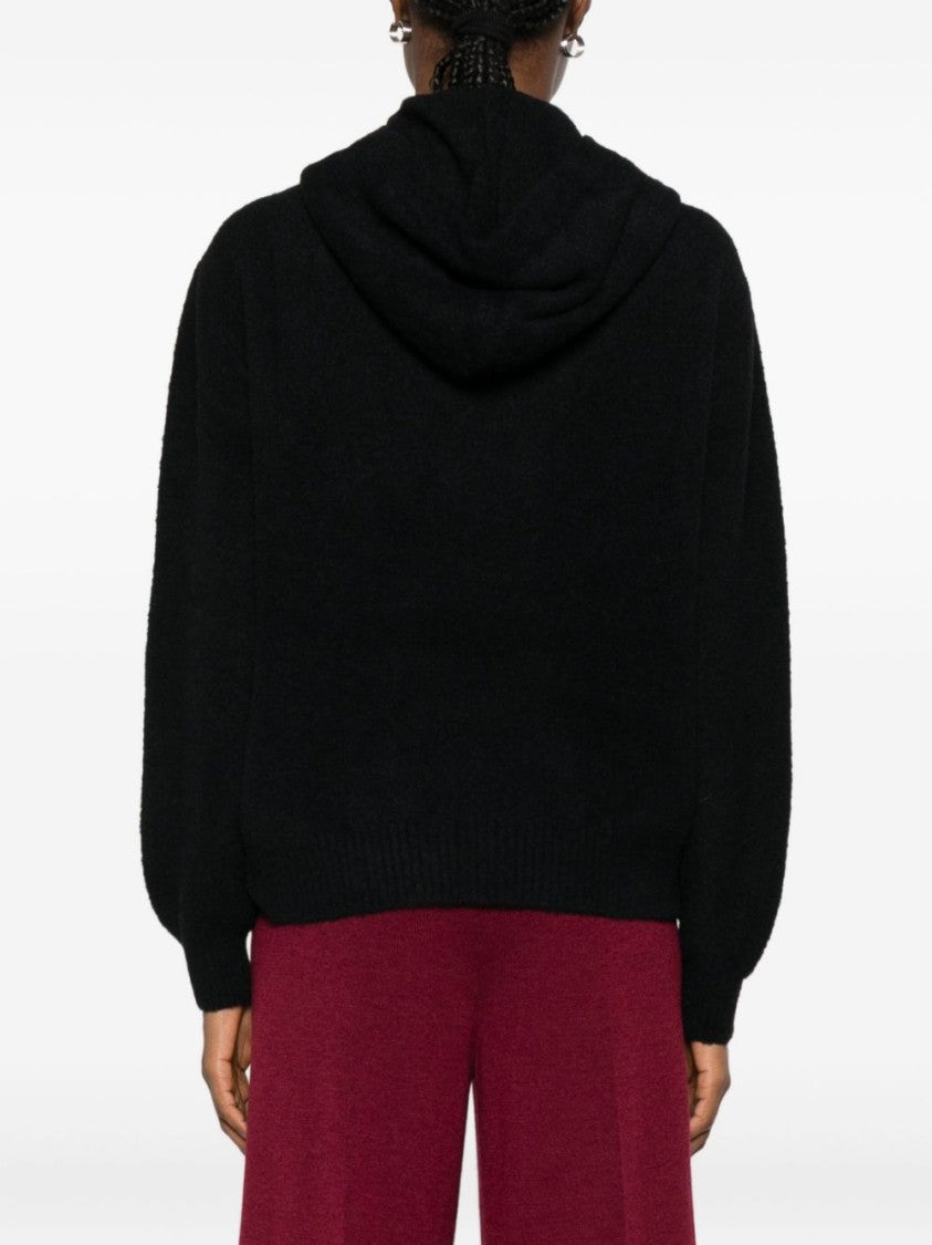 Twinset U&B Classic Black Sweater With Round Neckline And Long Sleeves