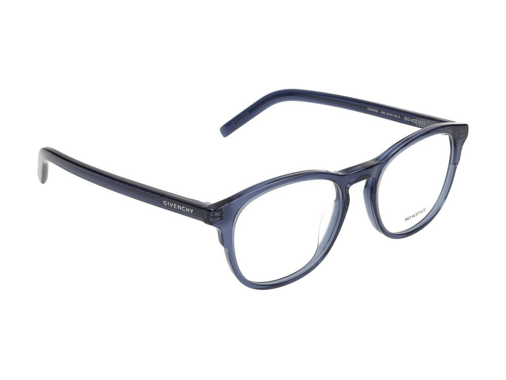 Givenchy Blue Rounded Square Eyeglasses