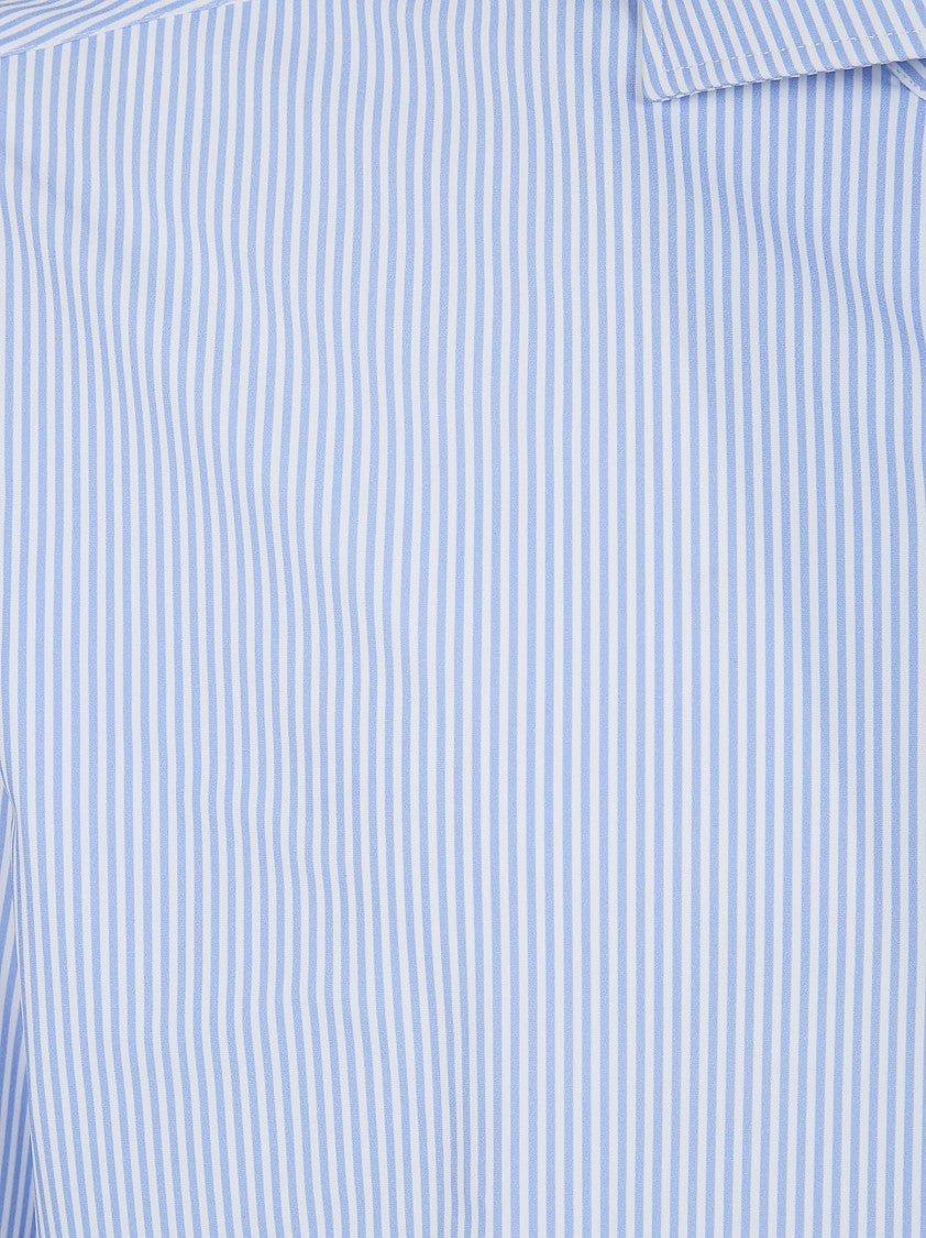 Barba Vertical Stripe Slim Fit Shirt With Classic Collar