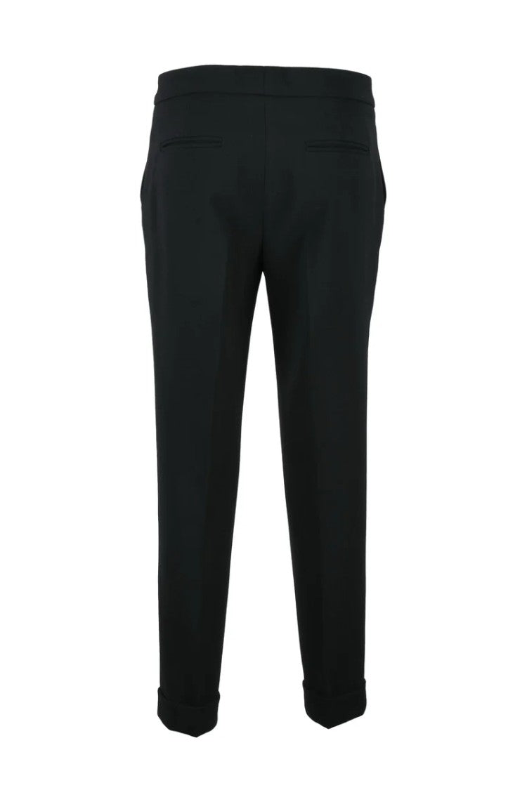 Etro Virgin Wool Trousers - Black