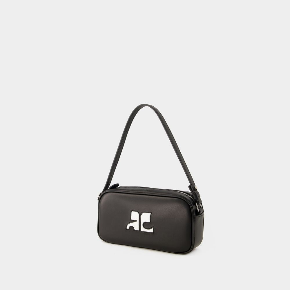 Courrèges Réedition Baguette Bag - Leather - Black