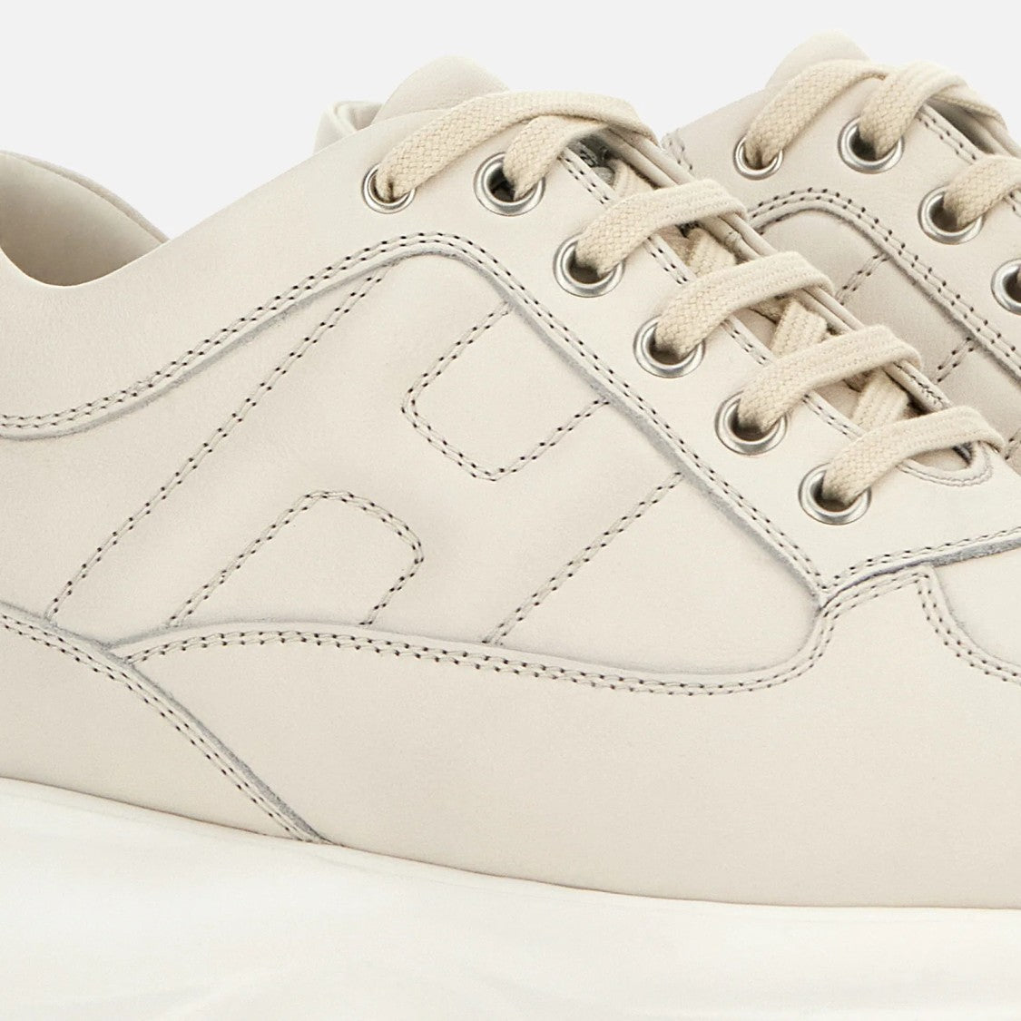 Hogan Hogan Interactive Sneakers With Unique Leather