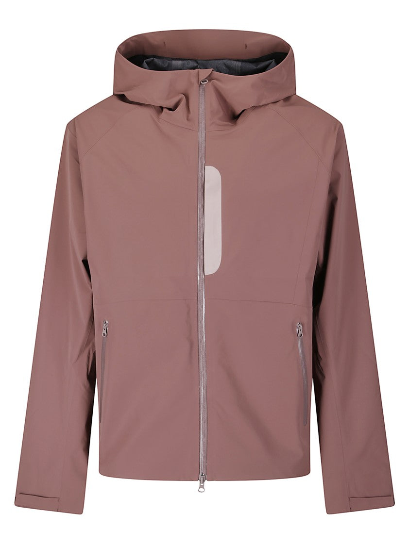 Hiking Patrol Waterproof Technical Jacket With Adjustable Hood And Zippered Pockets