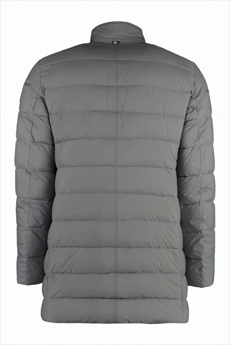 Herno Quilted Padded Jacket With Stand Collar And Multi-Pocket Design