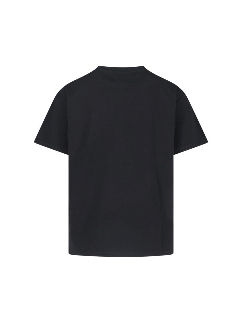 Mm6 By Maison Margiela Numeric Printed Cotton T-Shirt With Crew Neckline