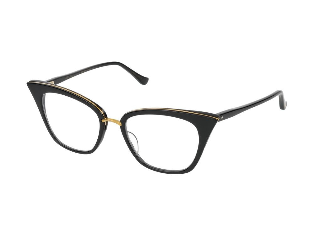 Dita Eyeglasses Rebella Black/Yellow Gold 51/17/145