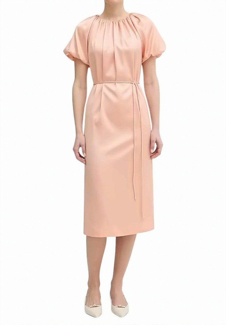Twin-Set Open Back Midi Dress