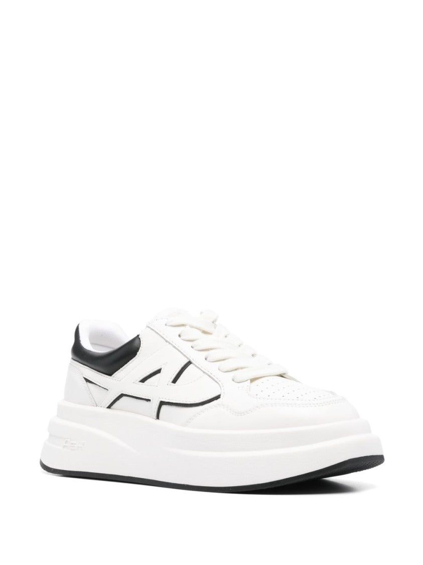 Ash White Leather Sneakers With Sole