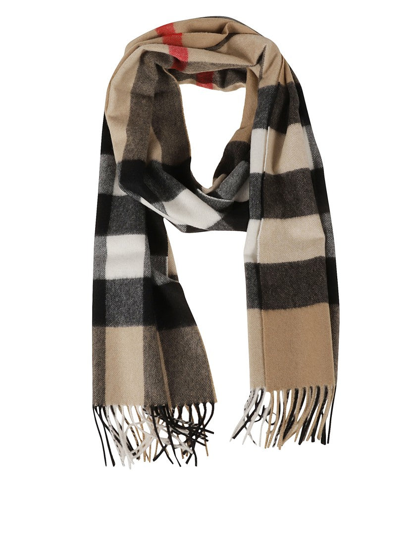 Burberry Classic Check Pattern Cashmere Scarf