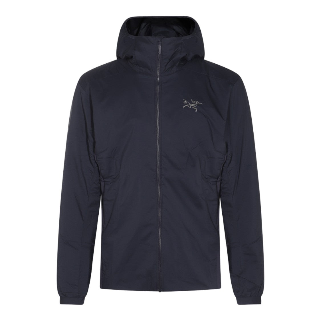 Arc'teryx Black Jacket With Fitted Hood And Elastic Cuffs