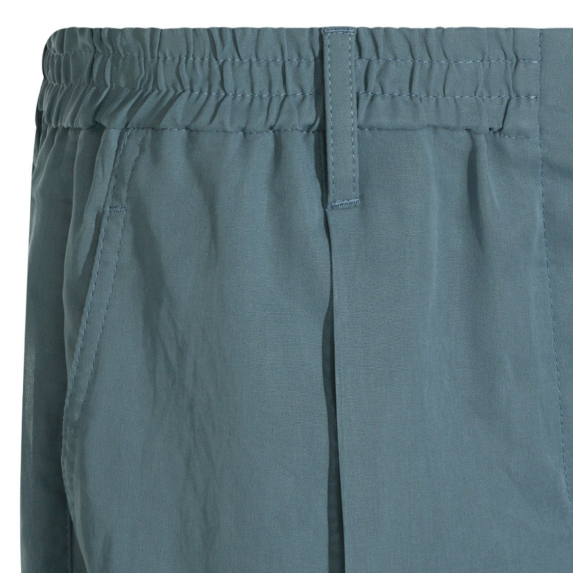 Brunello Cucinelli Wide-Leg Trousers With Elastic Waistband And Semi-Sheer Design