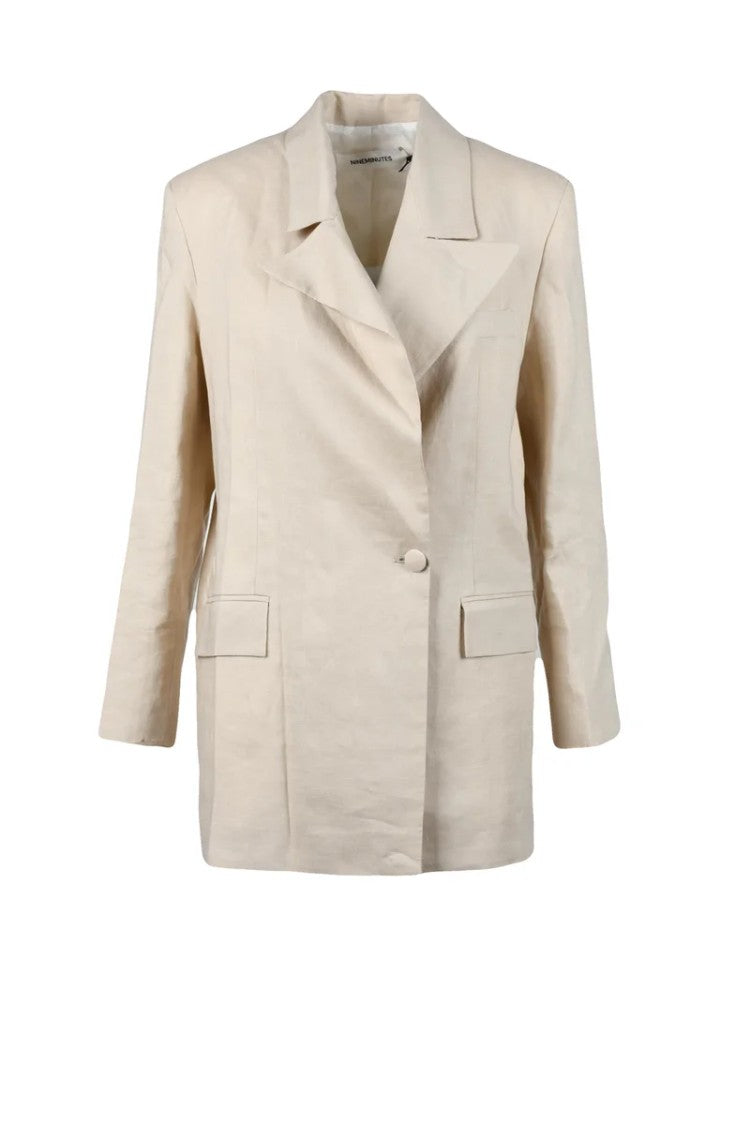 Nine Minutes Linen Jacket - Beige