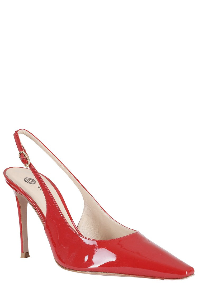 Roberto Festa Red Klept Patent Leather Pumps