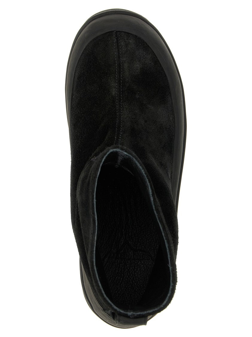 Stone Island Black Suede Ankle Boots