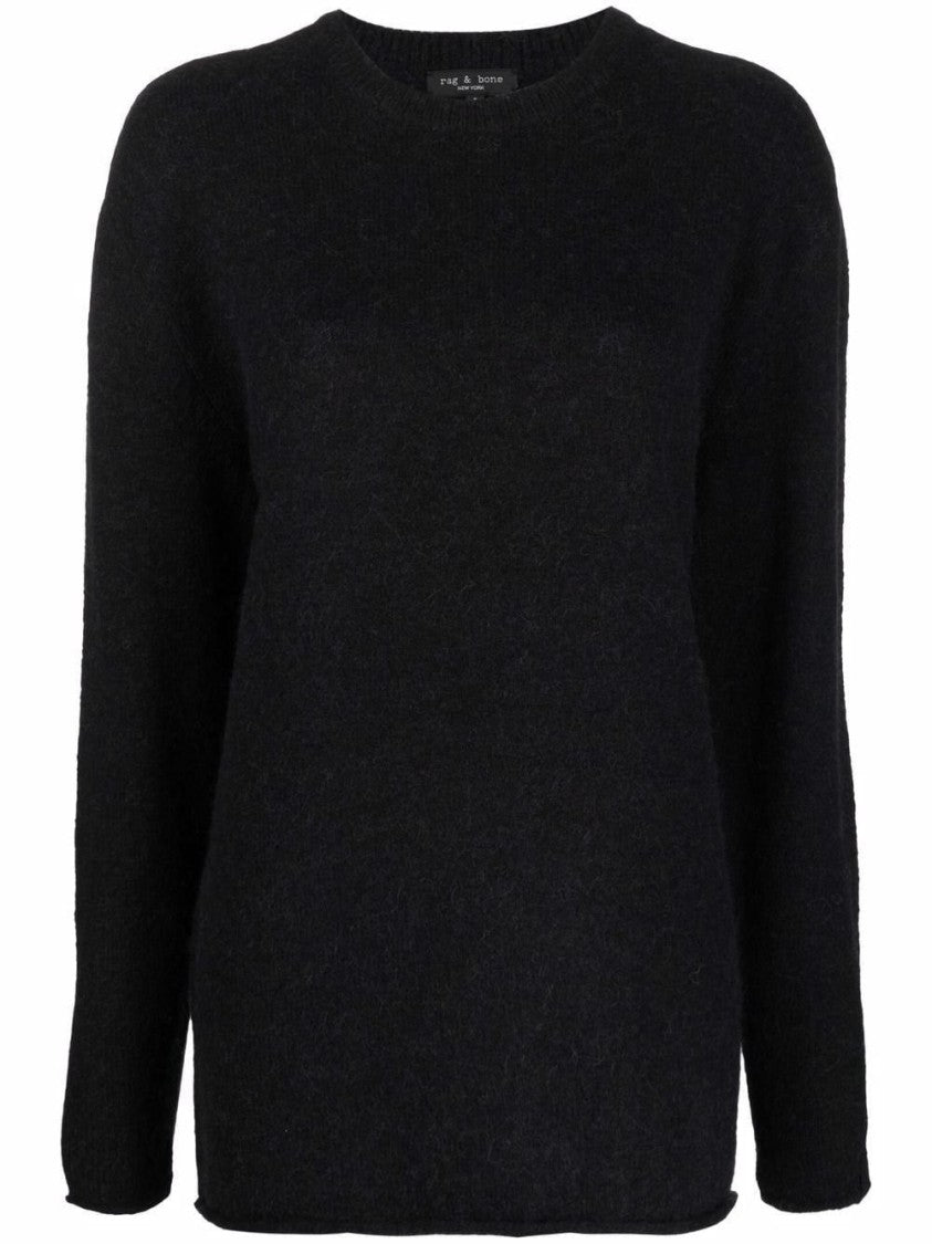 Rag & Bone Classic Crew Neck Sweater In Luxurious Wool Blend