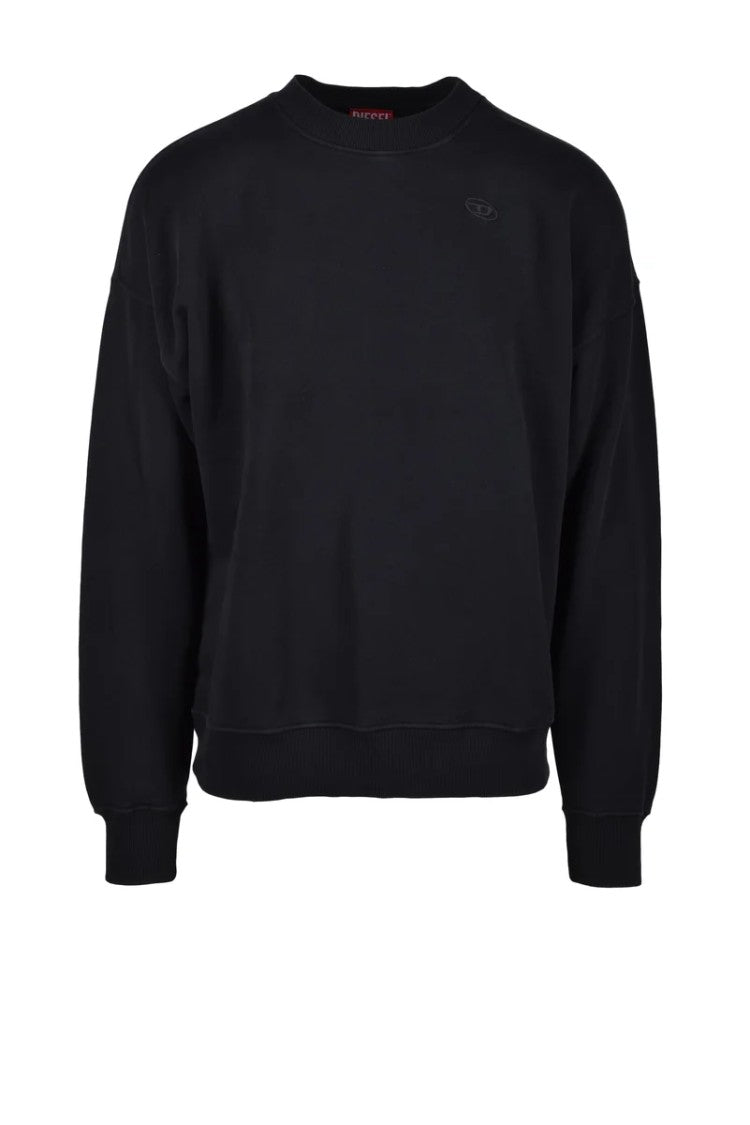 Diesel Long Sleeve Black Sweatshirt