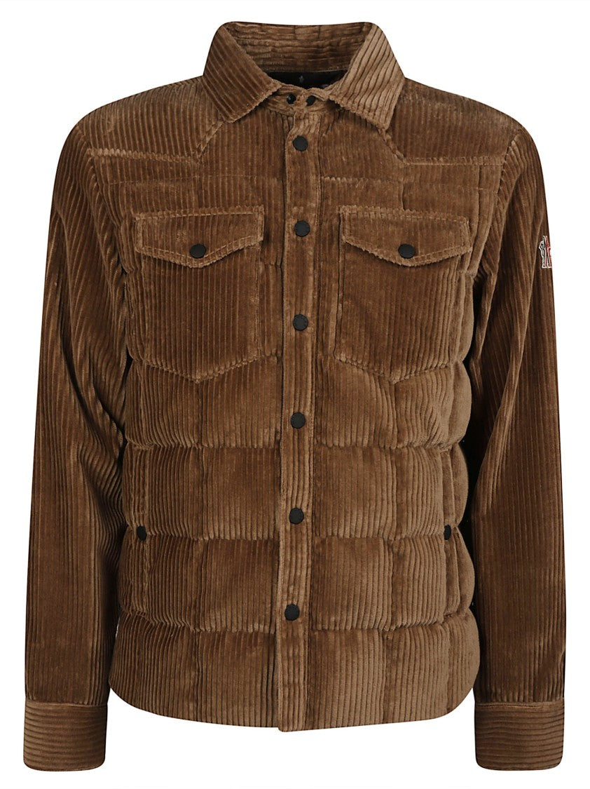 Moncler Grenoble Gelt Quilted Cotton Corduroy Down Jacket