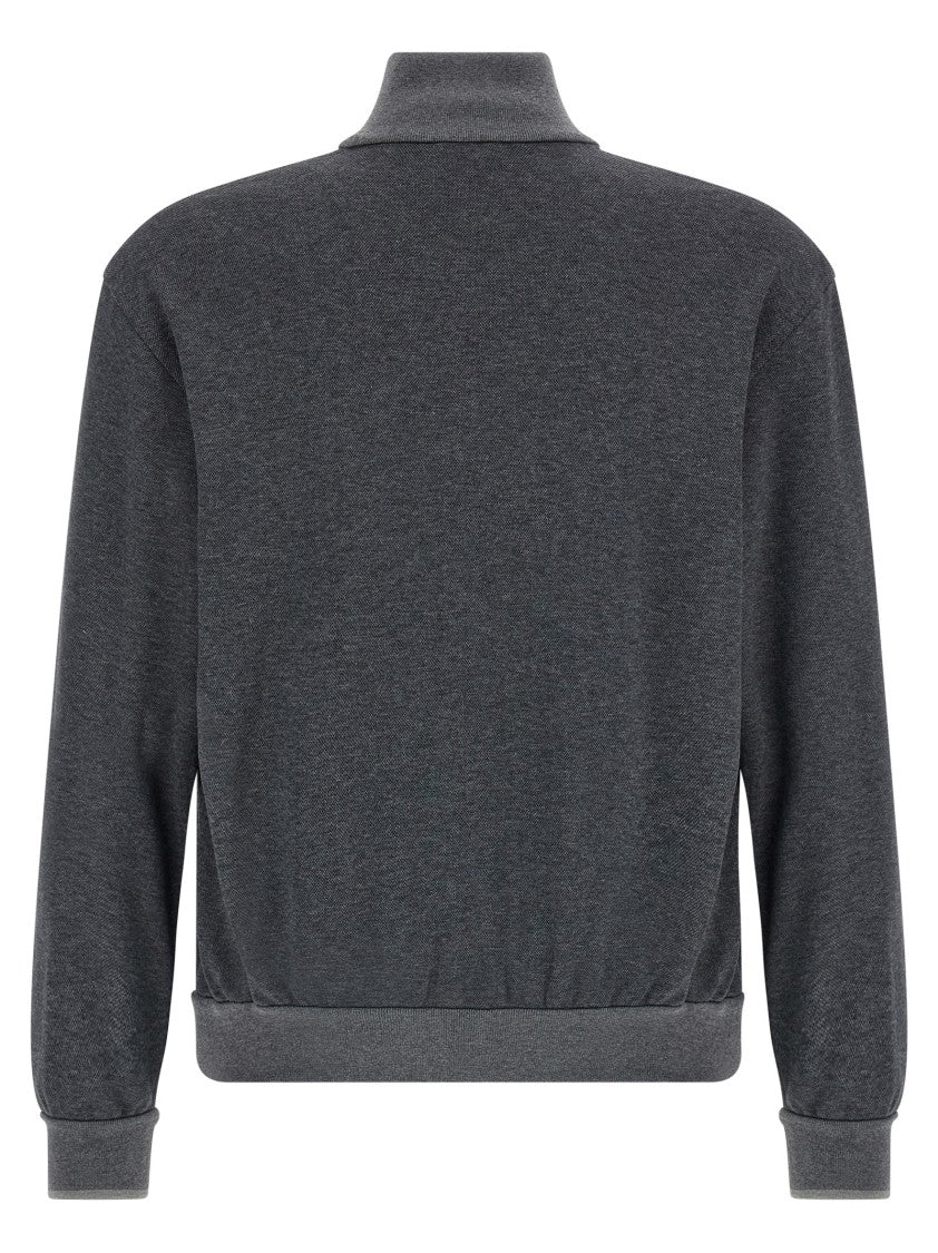 Brioni Piqué Cotton Sweatshirt
