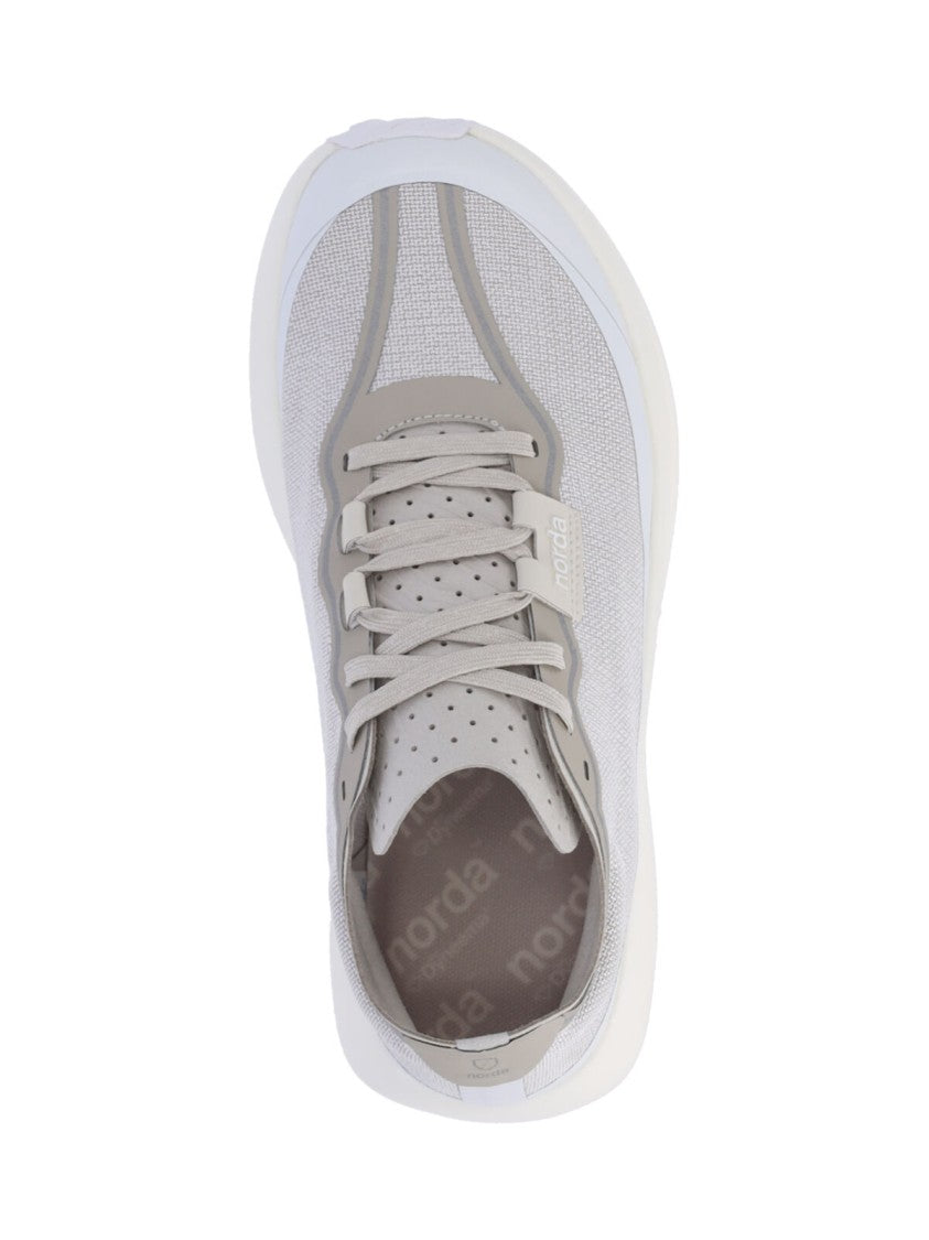 Norda Grey 005 W Perforated Fabric Sneakers