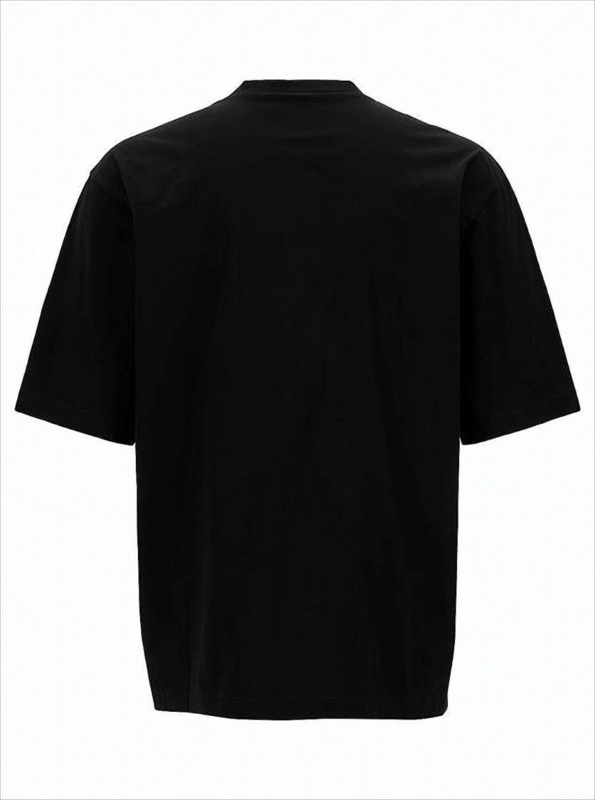 Dsquared2 Relaxed Fit Black T-Shirt With Bold Logo Design
