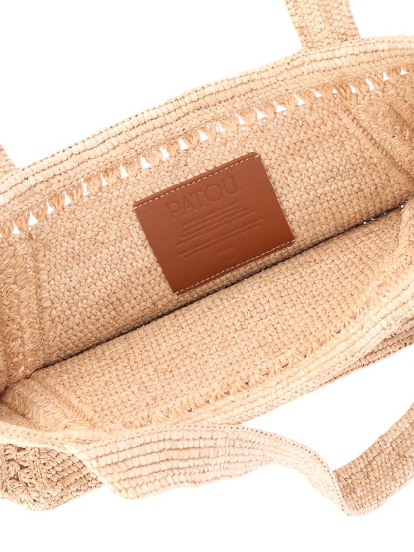 Patou "Trapezio" Large Tote – Beige