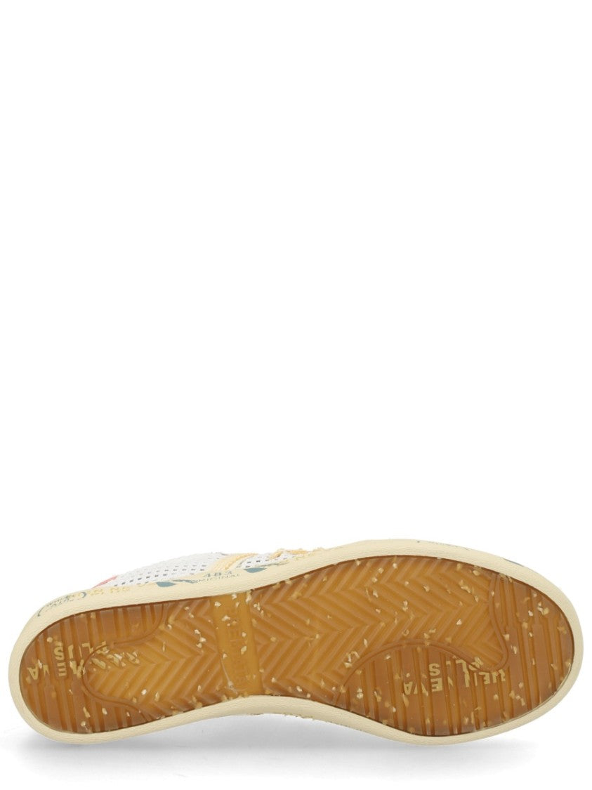 Premiata Bonnied Mesh Suede Yellow Sneakers